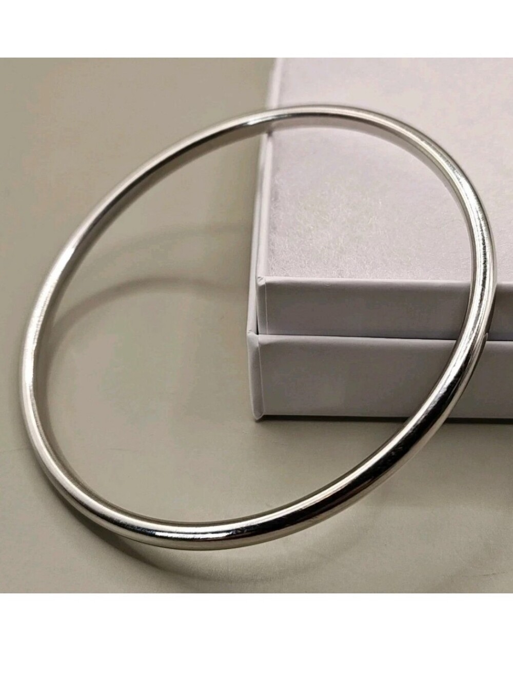 Milor Italy Bronze Bangle Bracelet Silver Plated Elegant Minimalist Classic 8.5"